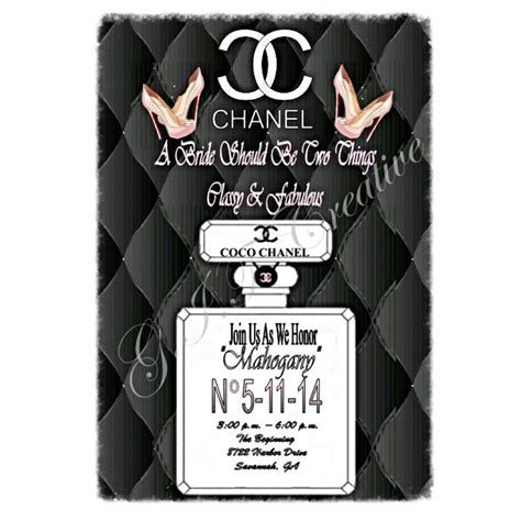 Chanel No 5 Invitation 